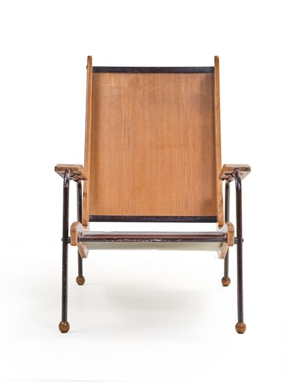 Jean PROUVÉ (1901-1984)
Rare fauteuil modèle...