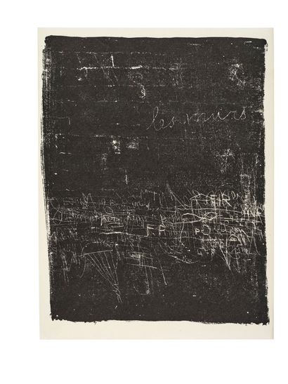 Jean DUBUFFET (1901-1985)
Les Murs. Lithographies...