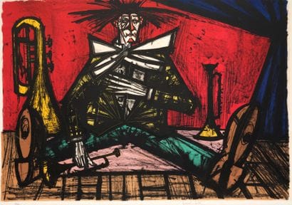 Bernard BUFFET (1928-1999)
Clown
lithographie...