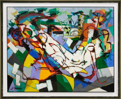 Claude VENARD (1913-1999)
Deux Sirènes
Huile...