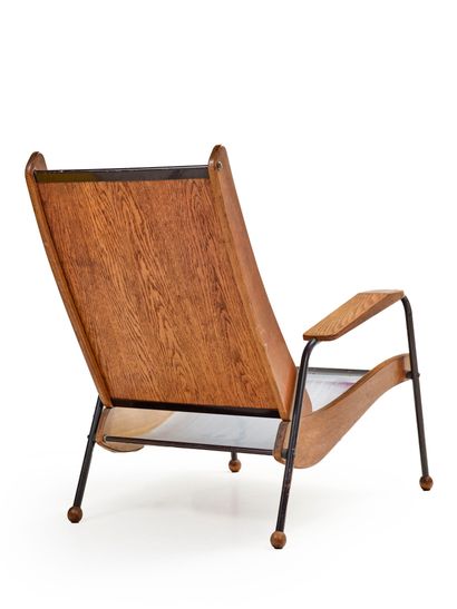 Jean PROUVÉ (1901-1984)
Rare fauteuil modèle...