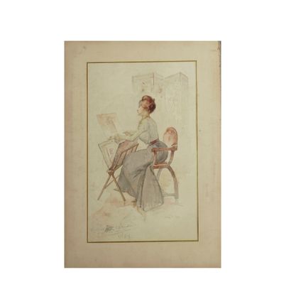 Camille BOIRY (1871-1954)
La collectionneuse...