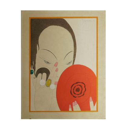 Georges LEPAPE (1881- 1971)
Miroir Rouge,...
