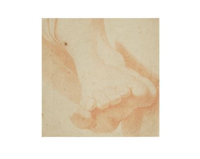 Ensemble de 6 dessins et 1 huile dont :

-...