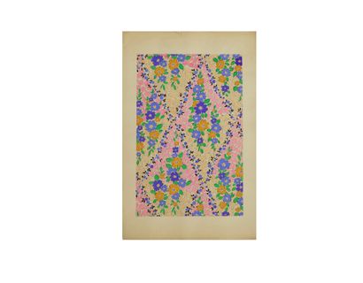 ATELIER TESTEMALE
Set of 24 lots
Fabric project
Gouache.
H_21cm...