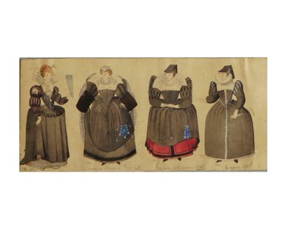 ÉCOLE MODERNE
Études de costumes
Réunion...
