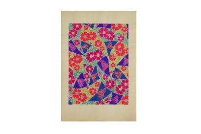 ATELIER TESTEMALE
Set of 24 lots
Fabric project
Gouache.
H_21cm...