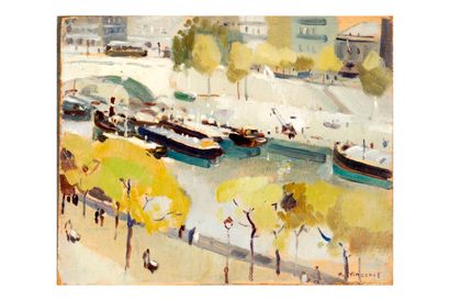 Henri VINCENOT (1912-1985)
The quays of the...