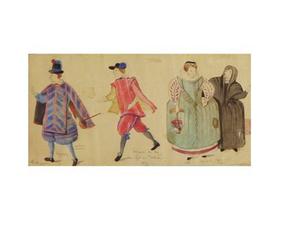 ÉCOLE MODERNE
Études de costumes
Réunion...