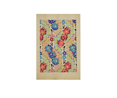 ATELIER TESTEMALE
Set of 24 lots
Fabric project
Gouache.
H_21cm...