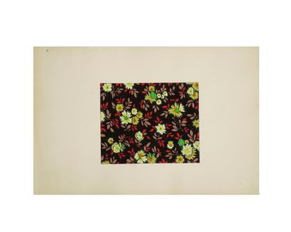 ATELIER TESTEMALE
Set of 24 lots
Fabric project
Gouache.
H_21cm...