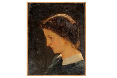École FRANCAISE vers 1900
Étude de femme...