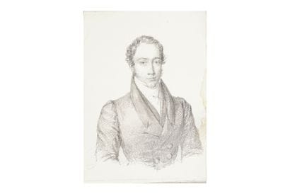 ÉCOLE FRANCAISE du XIXe siècle
Portrait d'homme,...