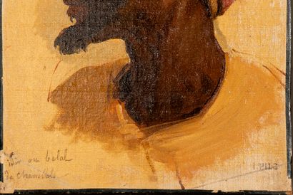 Isidore PILS (Paris 1815 - Douarnenez 1875)
Tête...
