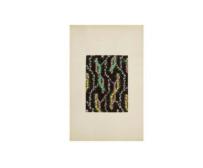 ATELIER TESTEMALE
Set of 24 lots
Fabric project
Gouache.
H_21cm...