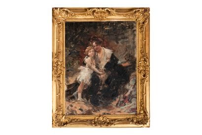 Aimé Nicolas MOROT (Nancy 1850 - Dinard 1913)
Portrait...