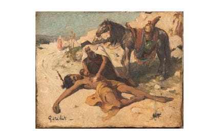 GIRADET (Actif vers 1860)
Le bon Samaritain...