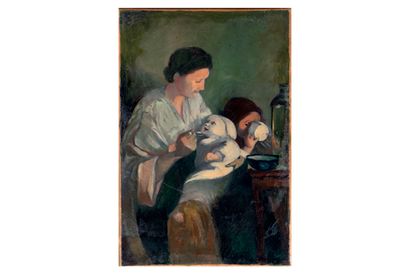 ÉCOLE FRANÇAISE DU XIXè SIÈCLE
Le souper...