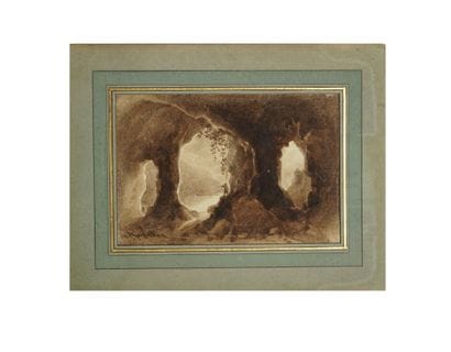 Gabriel Hippolyte LEBAS (1812-1880)
Les grottes
Lavis...