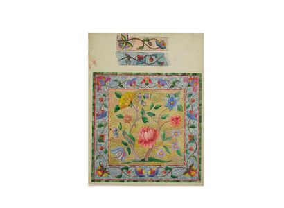 ATELIER TESTEMALE
Set of 24 lots
Fabric project
Gouache.
H_21cm...