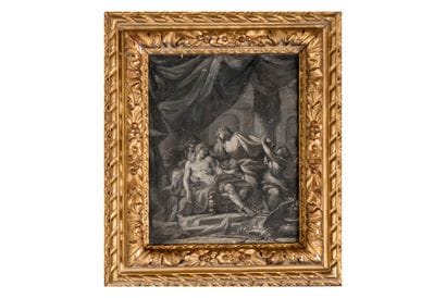 École FRANCAISE vers 1750
Sujet antique
Toile,...