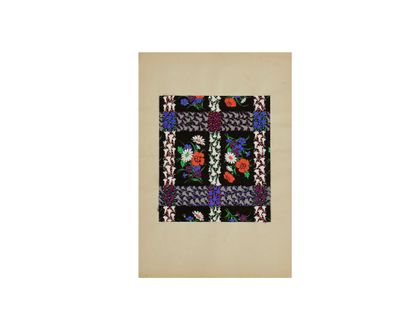 ATELIER TESTEMALE
Set of 24 lots
Fabric project
Gouache.
H_21cm...