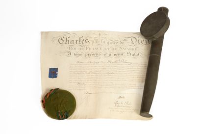 BREVET de CHEVALIER.
P.S. Saint Cloud, May...