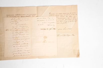 LAMARTINE (Alphonse de). 1790-1869. Writer...