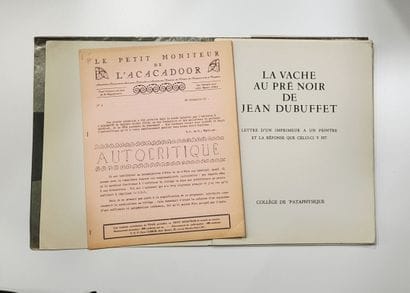 DUBUFFET (Jean). Les Assemblages (...) Signes,...