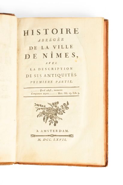 NIMES. Reunion of 2 works
- MAUCOMBLE (Jean-François-Dieudonné...