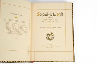 BERTRAND (Louis dit Aloysius). Gaspard de...