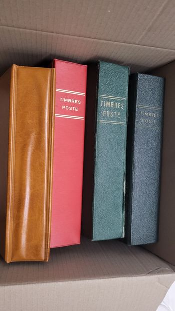 PHILATHELIE - 4 Albums, ancient & modern...