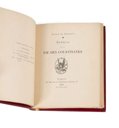[LOUŸS (Pierre)]. SAMOSATE (Lucien de). Scènes...
