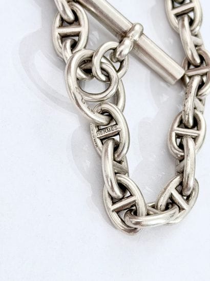 HERMÈS Paris 
Anchor Chain Model
925 silver...