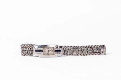 Women's watch with a rectangular case in...