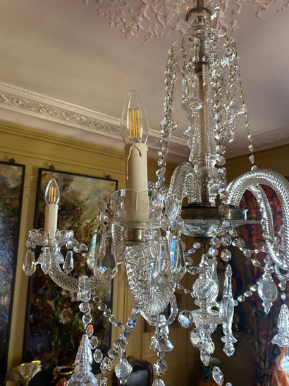 MURANO
Pressed molded glass chandelier with...