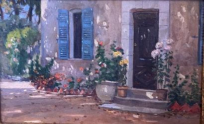 POST-IMPRESSIONIST SCHOOL
Courtyard of a...