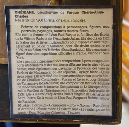 ANNE-CHÉRIE CHARLES dit CHÉRIANE (FRANCE/...