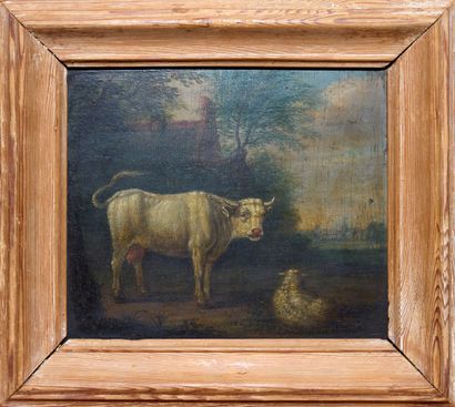 Johannes CARREE (1698-1772)
Vache et mouton...