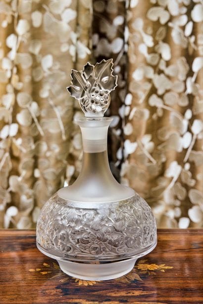 LALIQUE France, modèle Versailles.
Carafe...