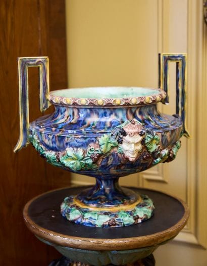 Thomas SERGENT (1830-1890). 
Glazed ceramic...
