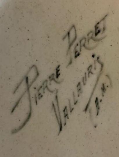 Pierre PERRET in Vallauris
Glazed earthenware...