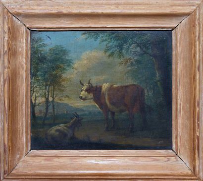 Johannes CARREE (1698-1772)
Vache et mouton...