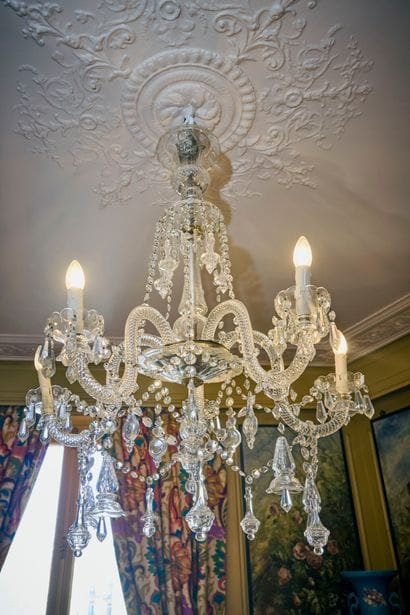 MURANO
Pressed molded glass chandelier with...