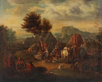 A painting by Jan-Peeter Verdussen from the...