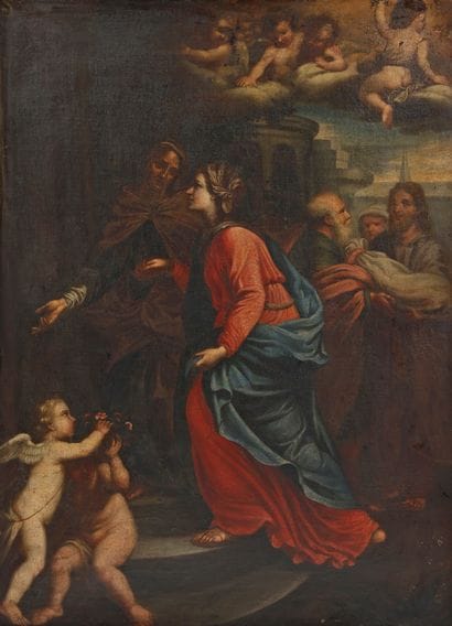 18th-Century School
The Visitation
Oil on...