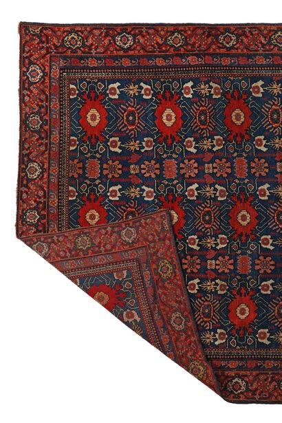 Delicate and original Senneh, wool velvet...