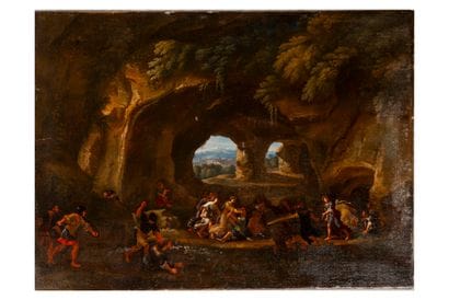 A 17th-century follower of Pietro Berrettini,...