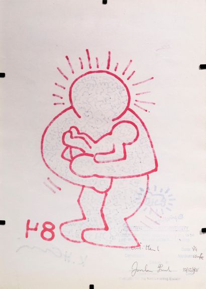 Keith HARING (1958–1990), after,
Parent and...