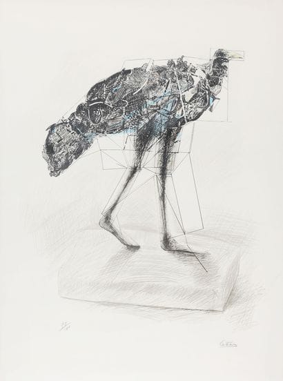 César BALDACCINI, known as CÉSAR (1921–1998)
Hen
Color...